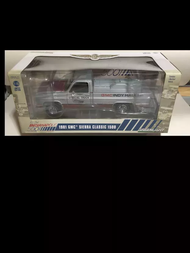 Greenlight Gmc Sierra 1500 Classic Pick-up Official Truck 65th Indianapolis 500 Mile Race 1981 1:18 13563