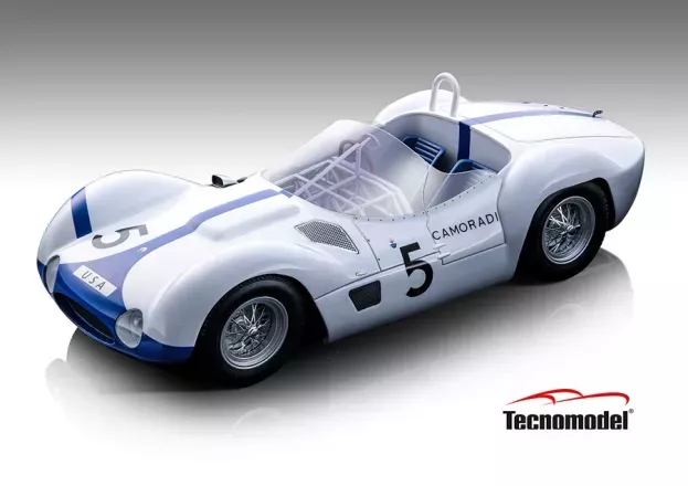 Tecnomodel Maserati Tipo 61 Birdcage Team Usa Racing Camoradi N 5 Winner 1000km Nurburgring 1960 Stirling Moss Dan Gurney 1:18 TM18-276A