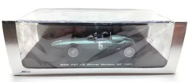 Spark Brm F1 P57 N 6 Monaco Gp 1963 Graham Hill 1:43 S1628