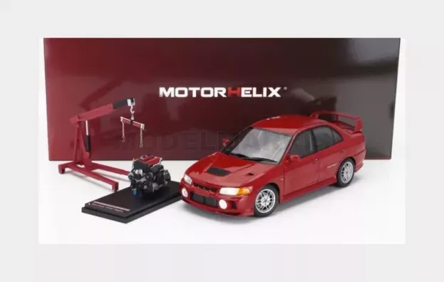 Motorhelix Mitsubishi Lancer Evo Iv With Engine And Accessories 1999 1:18 M84004