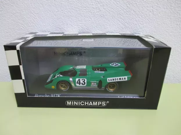 Minichamps Porsche 917k Sandeman N 43 6h Watkins Glen 1971 Cabral Adamowicz 1:43 430716743