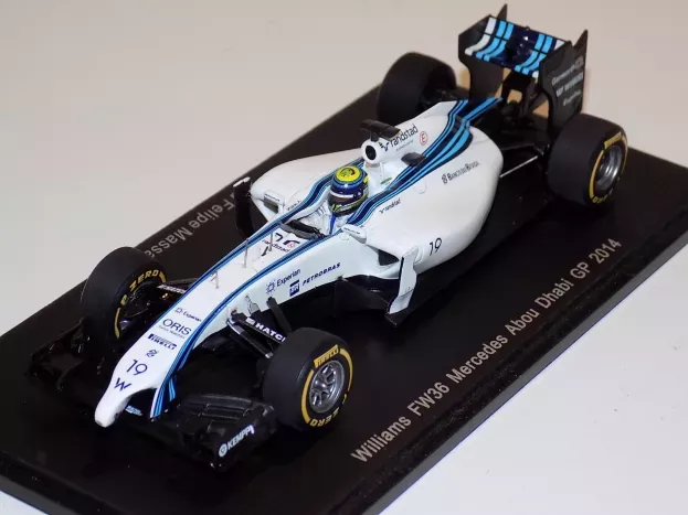 Spark Williams F1 Fw36 Mercedes Team Martini N 19 Abu Dhabi Gp 2014 F.massa 1:43 S3143
