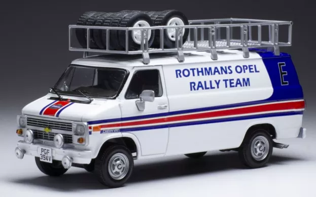 IXO Models Chevrolet G-series Van Team Rally Rothmans Opel 1983 1:43 RAC374X