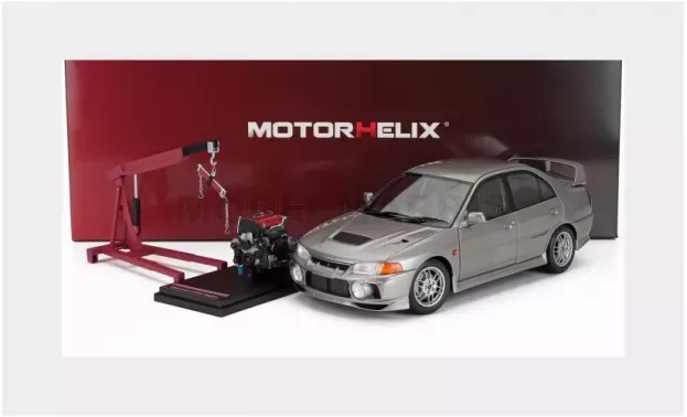 Motorhelix Mitsubishi Lancer Evo Iv With Engine And Accessories 1999 1:18 M84001
