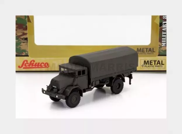 Schuco Man 630 Truck Telonato German Army 2-assi 1958 1:87 452680700