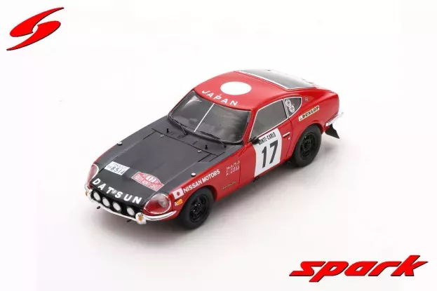 Spark Datsun 240z Coupe N 17 Rally Montecarlo 1973 T.fall M.wood 1:43 S6285