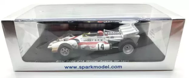 Spark Brm F1 P160 N 14 Winner Austrian Gp 1971 Jo Siffert 1:43 S1748