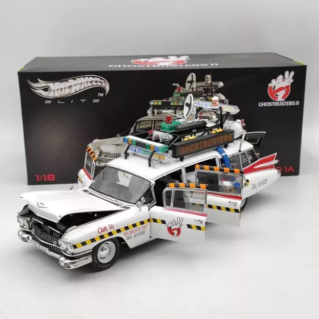 Hot Wheels Cadillac Series-62 Ecto-1a Ghostbusters 2 1989 1:18 X5470