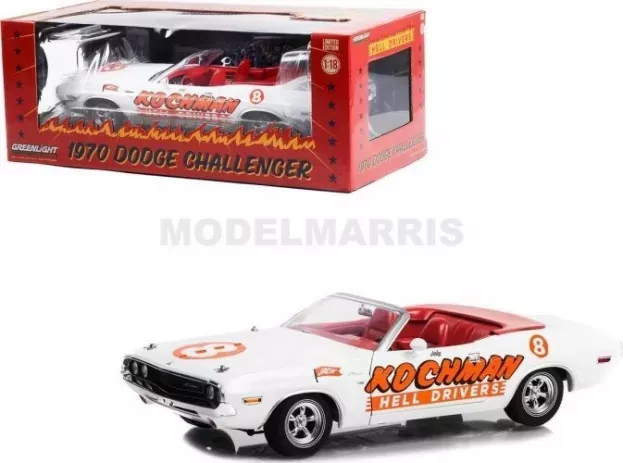 Greenlight Dodge Challenger Convertibile Kochman Hell Drivers 1970 1:18 13633