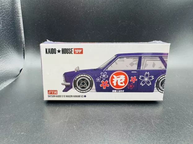 Mini-GT Datsun 510 Kaido House Hanami V3 Sw Station Wagon 1972 1:64 KHMG114