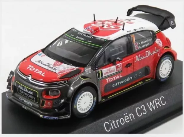 Norev Citroen C3 Wrc Abu Dhabi N 7 Rally Pologne 2017 A.mikkelsen A.jaeger 1:43 155363