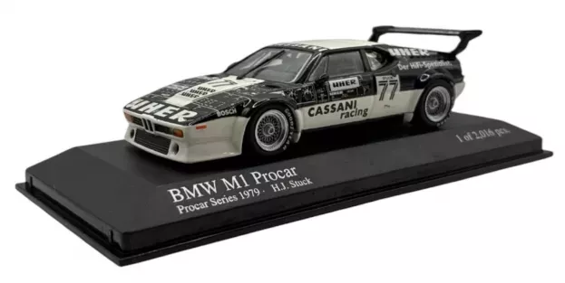 Minichamps Bmw M1 Team Cassani Uher N 77 Procar 1979 H.j.stuck 1:43 792577