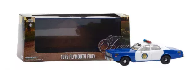 Greenlight Plymouth Fury Police Osage County Sheriff 1975 1:43 86602