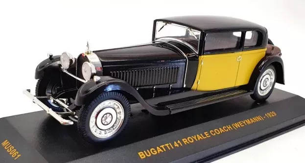 IXO Models Bugatti 41 Royale Weymann 1929 1:43 MUS061