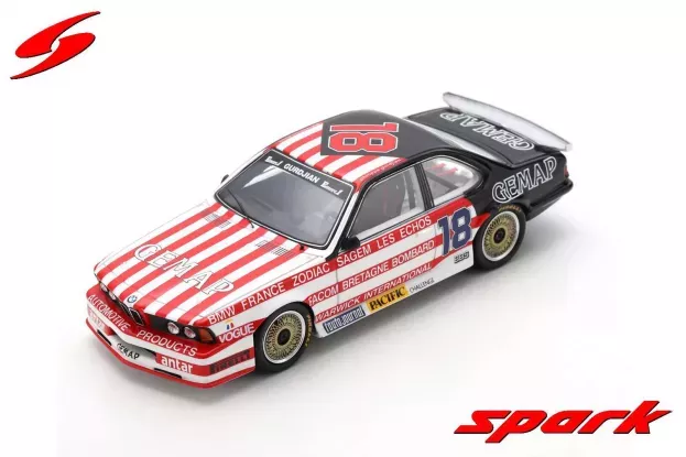 Spark Bmw 6-series 635 Csi Coupe N 18 Championnat France 1985 P.guarjian 1:43 SF257