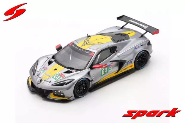 Spark Chevrolet Corvette C8.r 5.5l V8 Team Corvette Racing N 64 24h Le Mans 2021 T.milner A.sims N.tandy 1:43 S8260