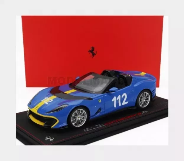 BBR Ferrari 812 Competizione A Spider N 112 2022 Con Vetrina With Showcase 1:18 P18209Q-VET