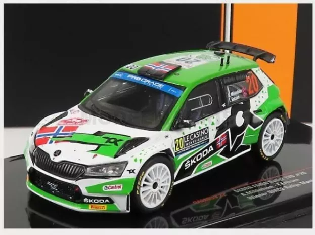 IXO Models Skoda Fabia Rally2 Evo N 20 Rally Montecarlo 2022 A.mikkelsen E.torstein 1:43 RAM839.22
