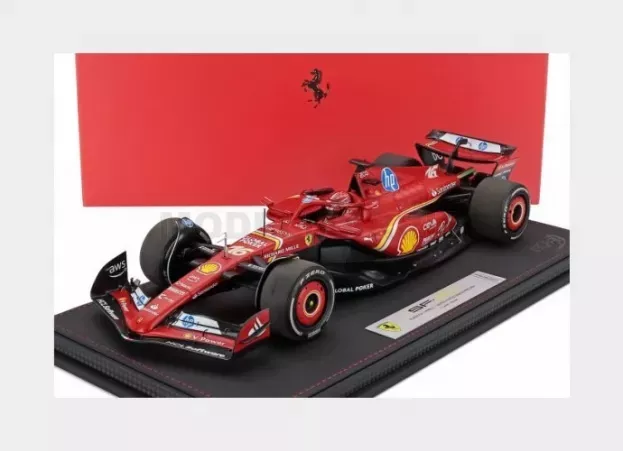 BBR Ferrari F1 Sf-24 Team Scuderia Ferrari N 16 Winner Austin Usa Gp 2024 Charles Leclerc Polyfoam Packaging 1:18 BBR241816E