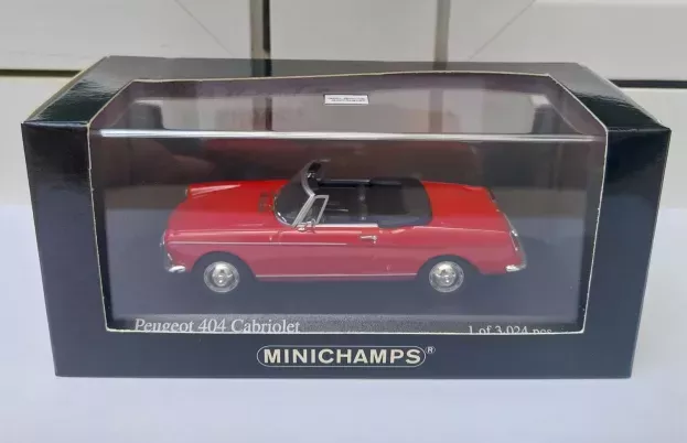 Minichamps Peugeot 404 Cabriolet 1962 1:43 400112630
