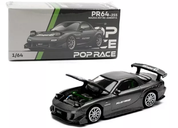 Pop Race Mazda Rx-7 Re-amemiya 2006 1:64 PR640255