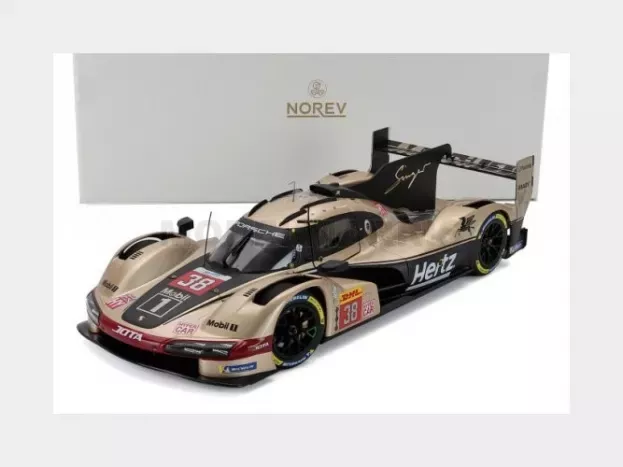Norev Porsche 963 9rd 4.6l Turbo V8 Team Hertz Jota N 38 24h Le Mans 2024 Jenson Button Phil Hanson Oliver Rasmussen 1:18 187161