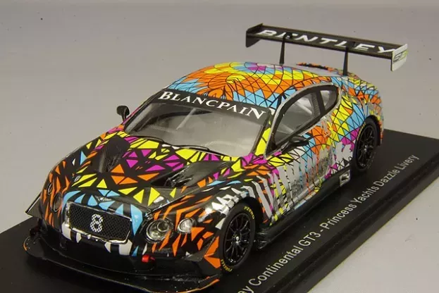 Spark Bentley Continental Gt3 N 8 Princess Yatchs Dazzle Livery 2019 1:43 S7797