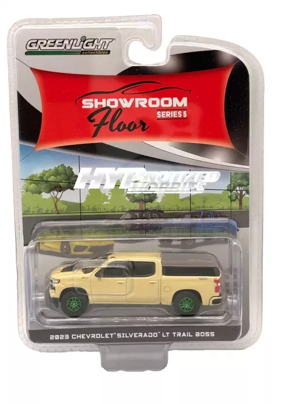 Greenlight Chevrolet Silverado 1500 Lt Boss Pick-up 2023 Green Wheels 1:64 68050-C