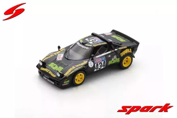 Spark Lancia Stratos Hf N 434 Rally Tour De France 1976 B.saby F.conconi 1:43 S9088