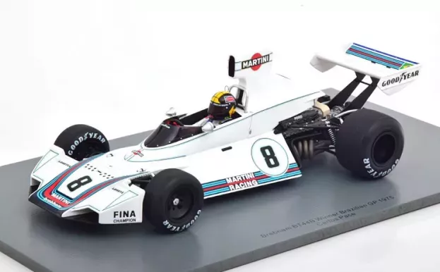 Spark Brabham F1 Bt44 Team Martini Racing N 8 Winner Brazil Gp 1975 Carlos Pace 1:18 18S540