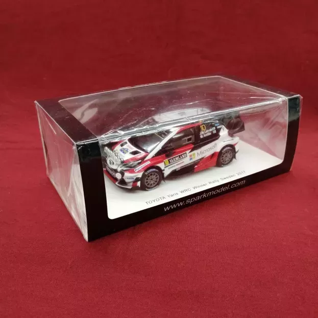 Spark Toyota Yaris Wrc night Version N 10 Winner Rally Sweden 2017 J.m.latvala M.antilla 1:43 S5165