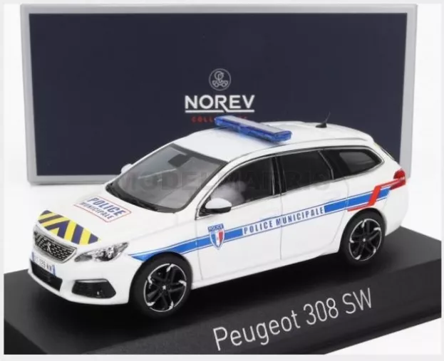 Norev Peugeot 308 Sw Station Wagon Police Municipale 2018 1:43 473944