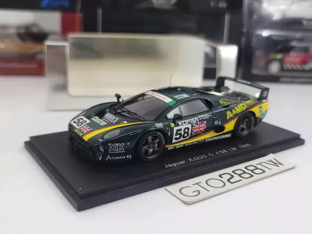 Spark Jaguar Xj220c Team Pc Automotive Jaguar N 58 24h Le Mans 1995 W.percy B.thuner O.iacobelli 1:43 S0765