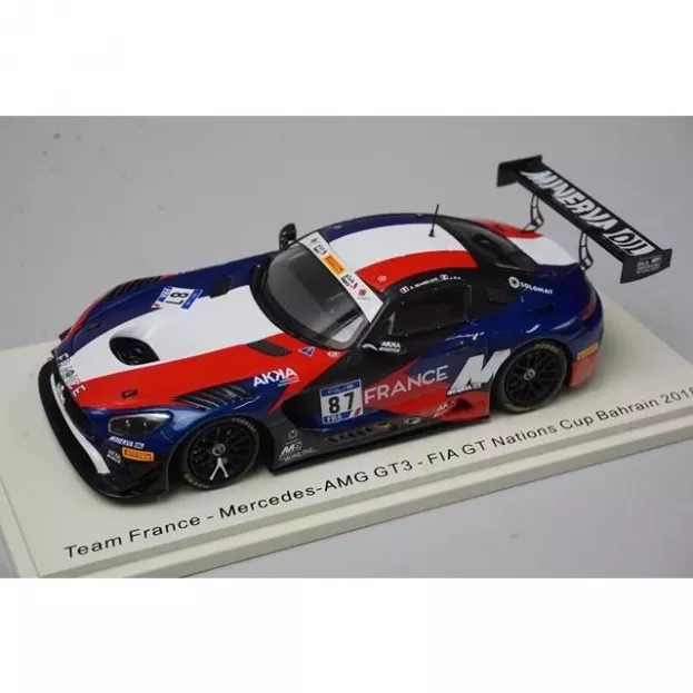 Spark Mercedes Amg Gt3 N 87 Fia Gt Nations Cup Barhain 2018 J.l.beaubelique J.pla 1:43 S6306