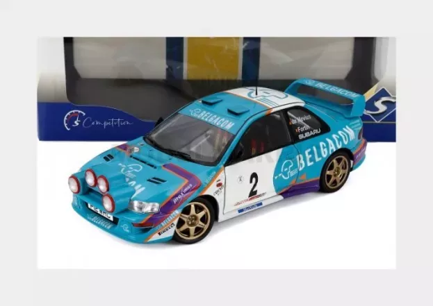 Solido Subaru Impreza Wrc99 Team Belgacom night Version N 2 4th Rally Belgium Westhoek Ypres 1998 Jean Marc Fortin Gregoire De Mevius 1:18 1807411