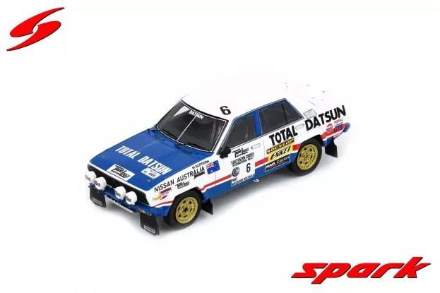 Spark Datsun Stanza night Version N 6 Winner Rally Southern Cross 1978 G.fury M.suffern 1:43 S7765