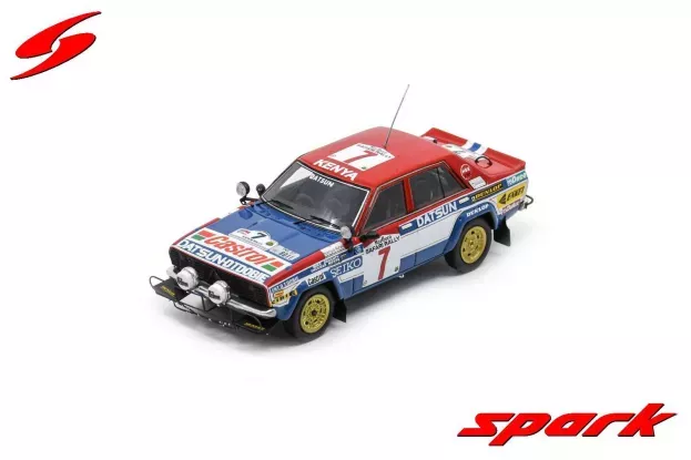 Spark Datsun Violet Gt night Version N 7 Winner Rally Safari 1981 S.mehta M.doughty 1:43 S7771