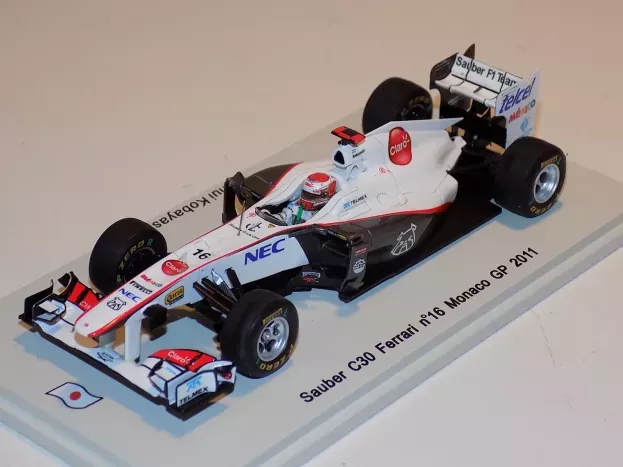 Spark Sauber F1 C30 N 16 Gp Montecarlo 2011 K.kobayashi 1:43 SJ005