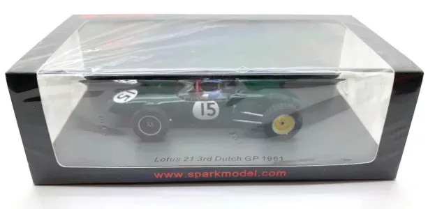 Spark Lotus F1 21 N 15 3rd Dutch Gp 1961 Jim Clark 1:43 S7118