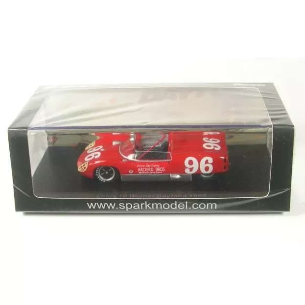 Spark Lotus 19 N 96 Winner 3h Daytona 1962 Dan Gurney 1:43 43DA62