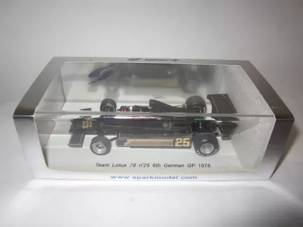 Spark Lotus F1 78 N 25 German Gp 1978 Hector Rebaque 1:43 S1847