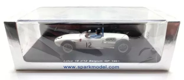 Spark Lotus F1 18 N 12 Belgium Gp 1961 Lucien Bianchi 1:43 S1842