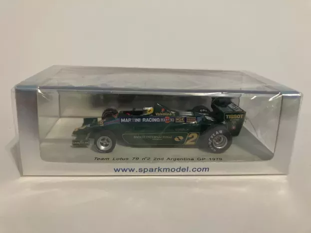 Spark Lotus F1 79 N 2 2nd Argentina Gp 1979 C.reutemann 1:43 S1850