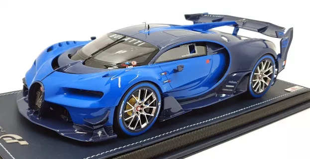 MR Models Bugatti Vision Gran Turismo N 16 Concept 2015 Con Vetrina With Showcase 1:18 BUG05A