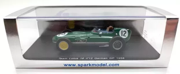 Spark Lotus F1 16 N 12 German Gp 1958 Cliff Allison 1:43 S1836