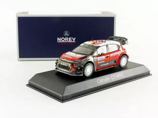 Norev Citroen C3 Wrc Abu Dhabi N 8 Rally Tour De Corse 2017 C.breen S.martin 1:43 155364