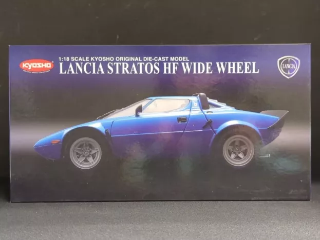 Kyosho Lancia Stratos Hf Bertone Wide Wheel 1973 1:18 08137BL