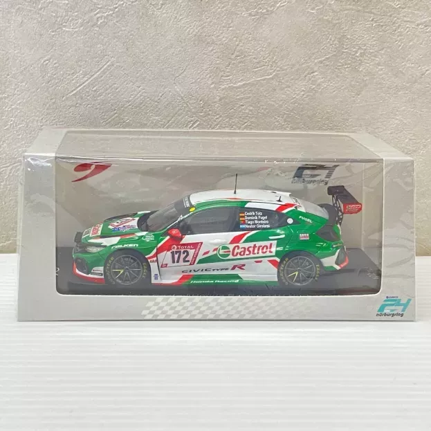 Spark Honda Civic Tcr Team Castrol Honda Racing N 172 24h Nurburgring 2021 D.fugel T.monteiro C.totz N.girolami 1:43 SG770