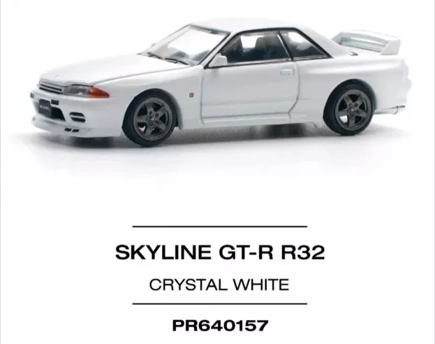 Pop Race Nissan Skyline Gt-r r32 Coupe 1989 1:64 PR640157