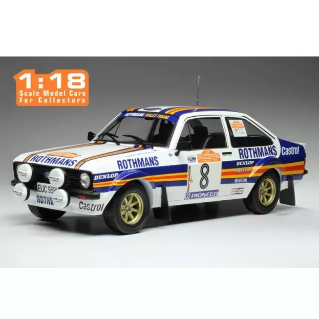 IXO Models Ford Escort Mkii Rs 1800 Team Rothmans N 8 3rd Rally Sanremo 1980 H.mikkola A.hertz 1:18 18RMC037B